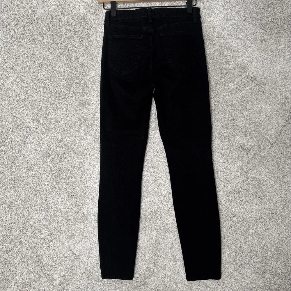 L'AGENCE Margot High Rise Skinny Jeans‎ Black Size 26 Cotton Blend